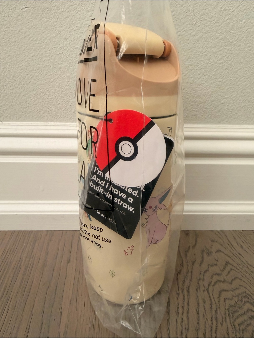 Pokémon x Owala Eevee Evolutions 16oz FreeSip Water Bottle NEW Sealed Limited - Picture 3 of 4